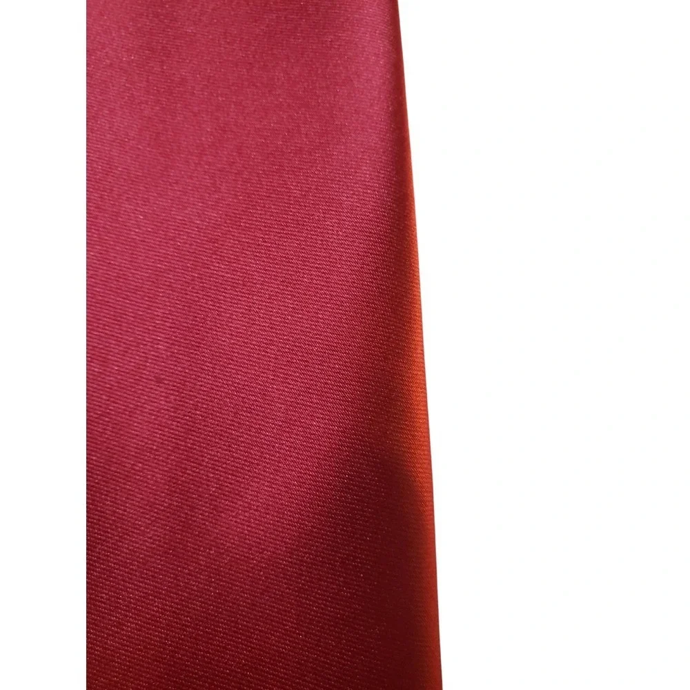 Arrow Mens Tie Necktie Designer Luxury‎ Solid Red Satin Formal Power Preppy